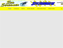 Tablet Screenshot of myrtlebeachdolphincruises.com